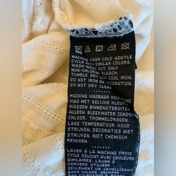 Vintage Harley Davidson Women’s Embroidered Snap Button Blouse Size medium?Cream - Picture 9 of 9